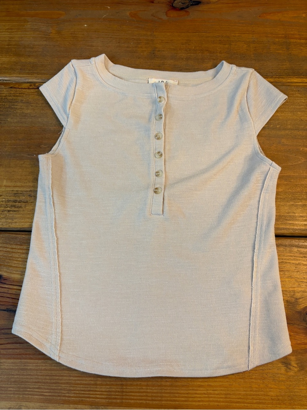 Women’s Short Sleeve Henley Top